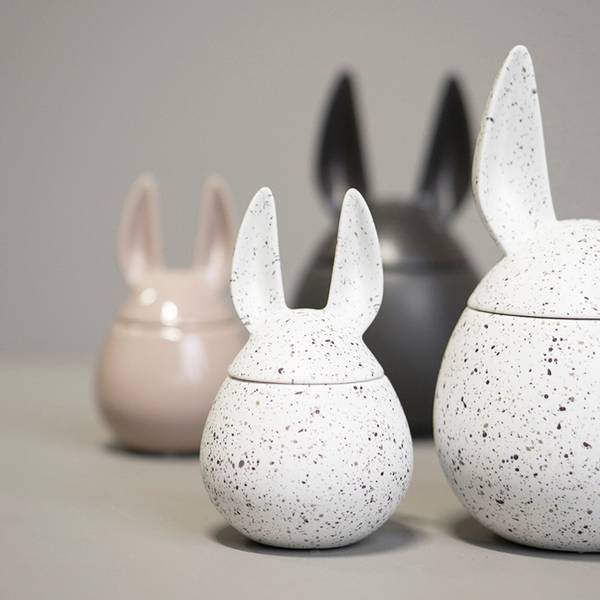 Bilde av Eating Rabbit Small - White Dot 